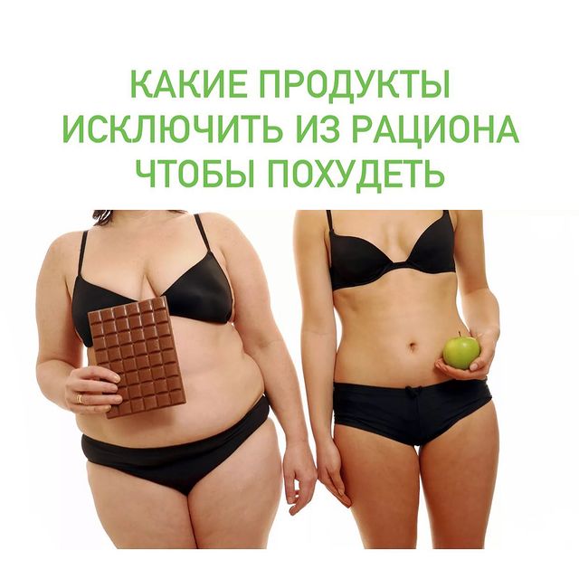 КАКИЕ ПРОДУКТЫ ИСКЛЮЧИТЬ из рациона чтобы похудеть?